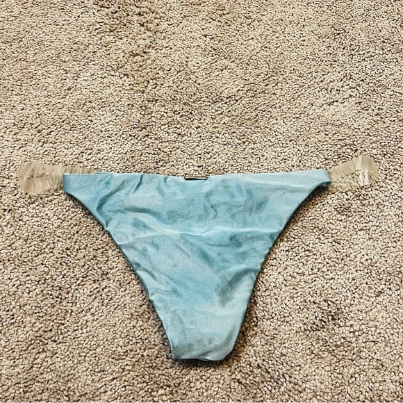NWT! Cult Gaia Cindy Bikini Bottom in Aquamarine. Size Medium. - Picture 6 of 13